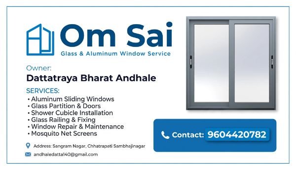 Om sai Aluminum & Glass Window